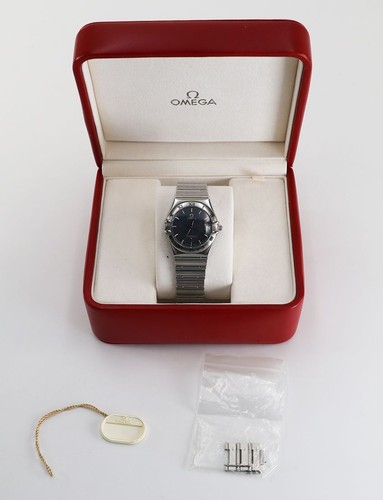 Omega Constellation Ref.1512.40 Date St. Acier Gris Argent Montre Homme Quartz - Photo 9 sur 10