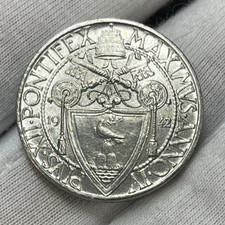 Moneta 50 Centesimi Città del Vaticano 1942 Ottime Condizioni Alto Valore