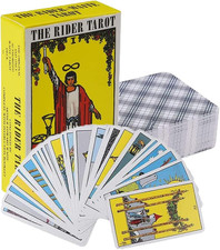 Tarotkarten Set 78 Stück für Wahrsagung und Selbstentdeckung, langlebig, handlic