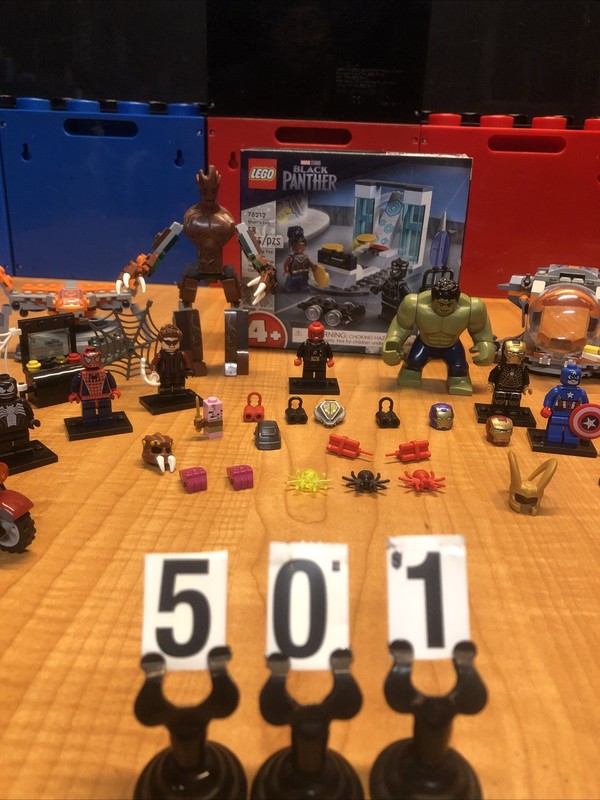 lego marvel super heroes minifigures lot