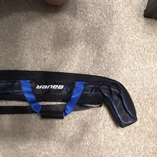 Bauer Vapor Senior Stick Bag Holds 1 Stick Shoulder Strap Black/Blue