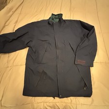 Eddie Bauer EBTEK Jacket Mens XL Navy Blue Gore-Tex Waterproof Parka Coat