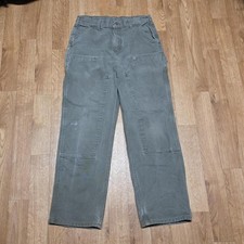 Vintage Carhartt B136 MOS Double Knee Pants 32x30 Moss Green