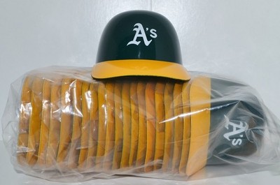 Lot of (20) OAKLAND A's Ice Cream SUNDAE HELMETS New Baseball Mini Snack Bowl