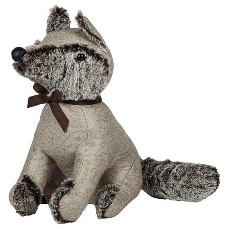 Fermaporta Volpe in Tessuto 31x41x19 cm Peluche Decorativo Casa Ingresso, fotografia 4 di 9
