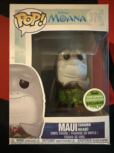 Funko Pop Disney Moana - Maui  #376 (Shark Head) - 2018 Spring Convention