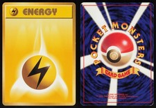 LIGHTNING ENERGY BASE SET POKEMON JAPANESE 1996 MP