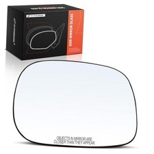 Right Passenger Side Non-Heated Mirror Glass with Backing Plate - Compatible