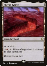 MTG Shivan Gorge  - Dominaria United Commander #232