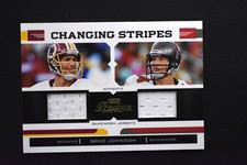 Brad Johnson 2004 Prestige Playoff Changing Stripes Game Worn Jerseys /225 #CS-8