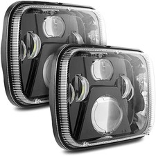 Auxbeam 5x7 7x6 Inch Led Headlights with High Low Beam DOT Approved H6054 605...