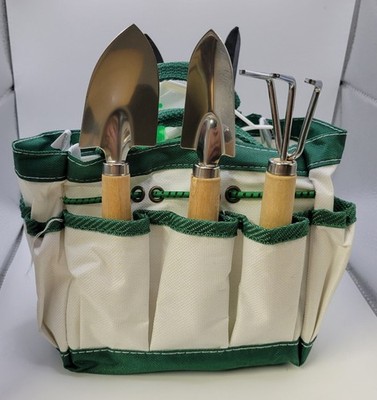 7-Piece Gardening Tool Set with Tote for Succulents, Herbs, and Bonsai Plants
