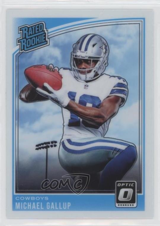 2018 Donruss Optic Rated Rookie Michael Gallup #174 0q0m