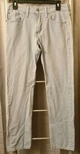 Levis Premium 502 Jeans Mens Light Blue Denim Tapered Fit Stretch 29x32 29x30 
