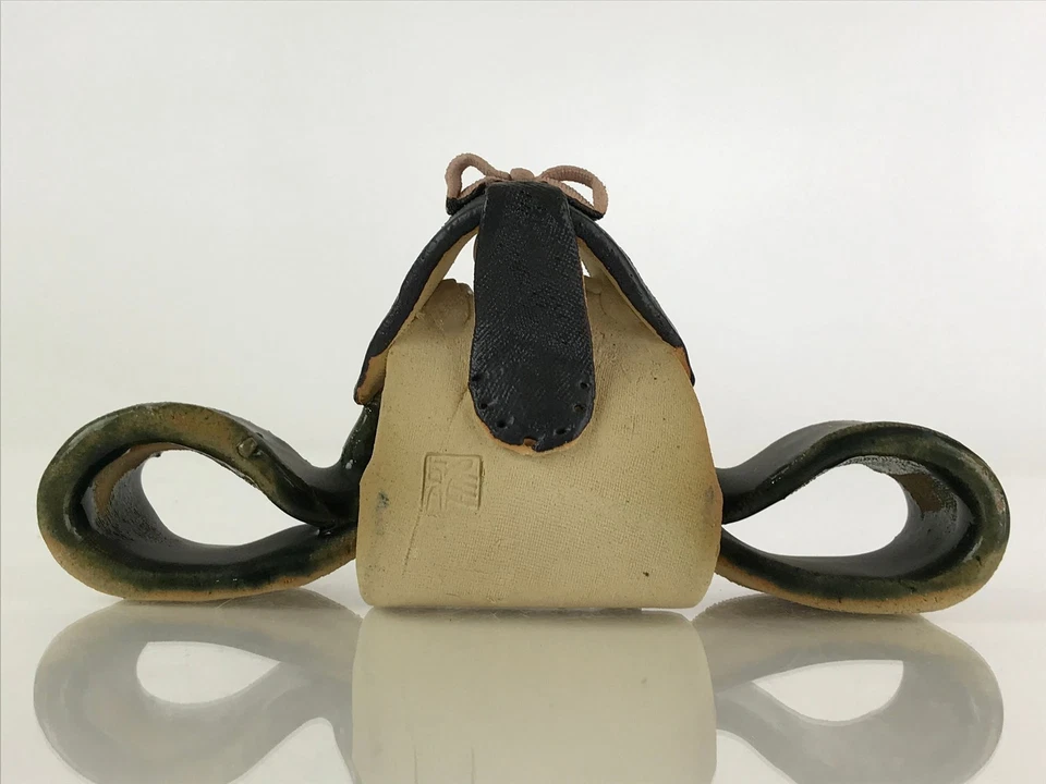 Muñeca Hina Japonesa Cerámica De Colección Princesa Día de la Niña Festival Esmalte Verde ID471 Foto 4 de 4