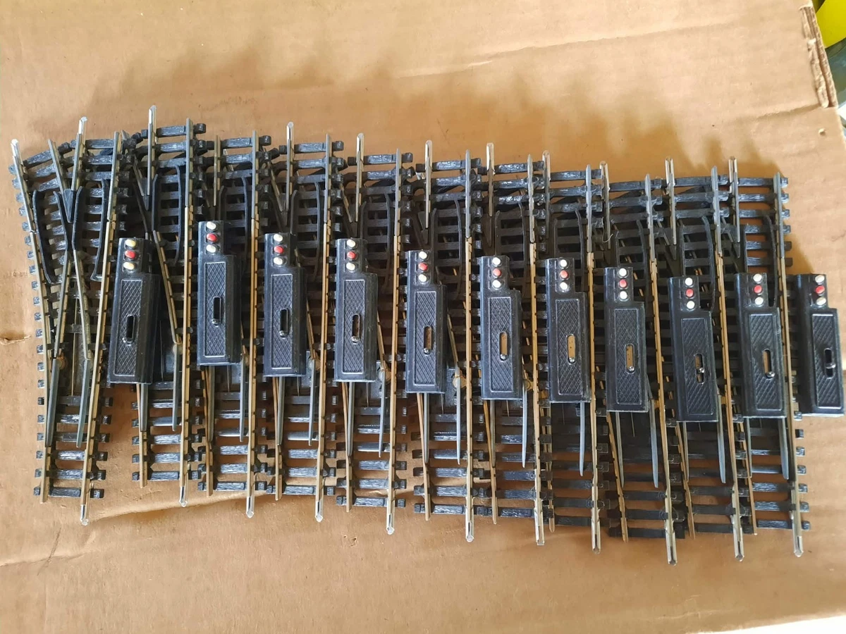 JOUEF LOT DE 20 rails droits en acier Réf. 4720, Longueur 248mm, 34