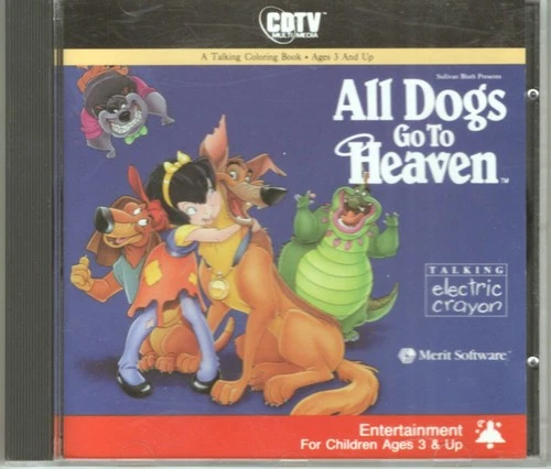 Commodore CDTV "All Dogs Go To He" Cd-Rom