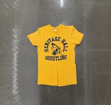 Vintage 80s Heritage Hall Chargers Oklahoma High School Velva Sheen t-shirt S