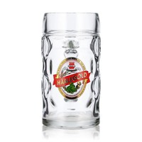 Härle Gold Bier Glas 0,5L Krug BiergläSer Bierseidel Bierhumpen BierkrüGe