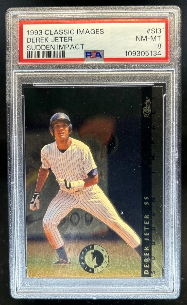 Derek Jeter Professional Sports Authenticator (PSA) Baseball