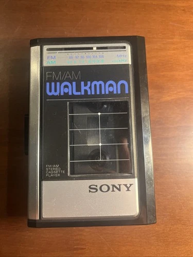 Vintage Sony Walkman WM-F41 Cassette Tape Player & FM/AM Radio works New Belts