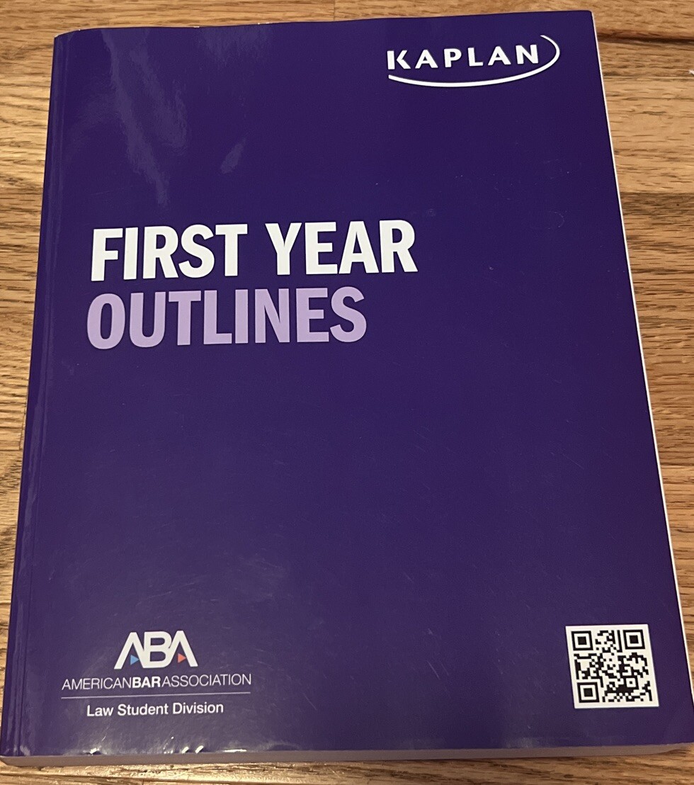 Kaplan Bar Review MPRE First Year Outlines Study Guide 2022 ABA Law ...