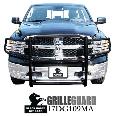 Aries Automotive 1045 Black Grille Guard - Heavy Duty Protection For Truck Or SUV, No Drill Installation