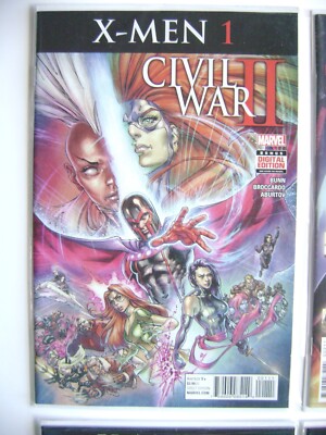 X-MEN CIVIL WAR 2 LOT OF 5 COMPLETE SET #1 2 3 4 MARVEL COMICS