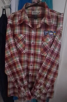 RARE Raw Blue Men's SKIPPER'S DECK  OCEAN SPORTS LONG Sleeve Shirt Size 4XL   