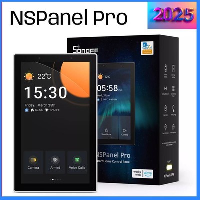 SONOFF NSPanel Pro Smart Home Control Panel 120Type Works with Matter, Home 2025