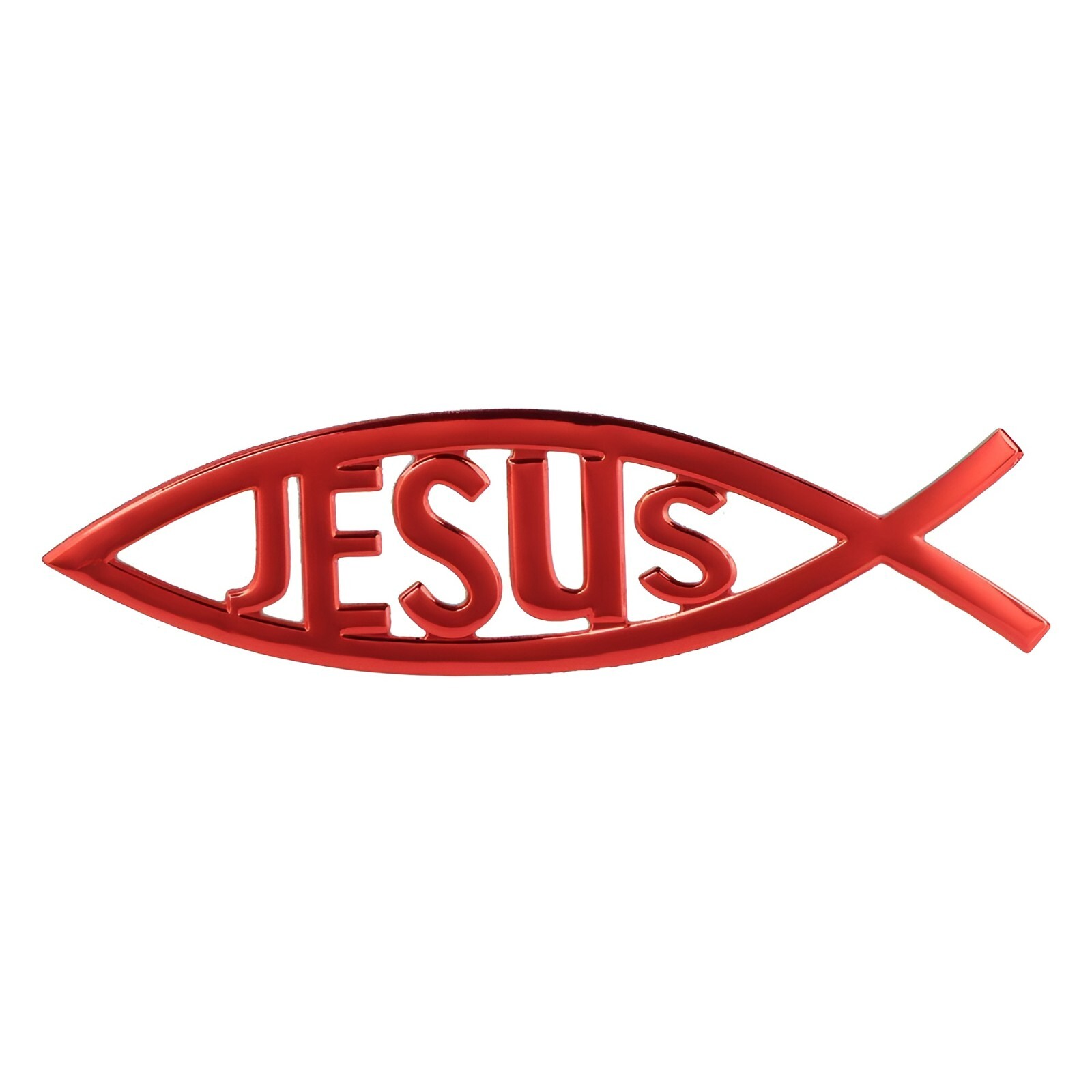 Autoaufkleber Jesus Christus Fisch Ichthys Symbol Auto Sticker Emblem Aufkleber