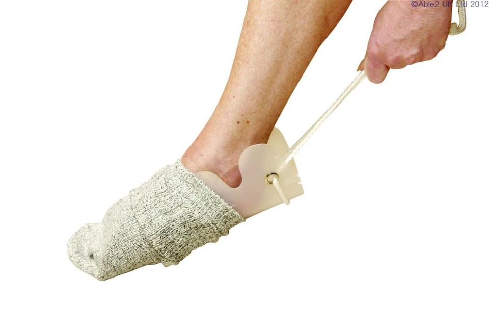 ABLE 2 Sock Stocking Aid Puller Assist disability aid Easy pull on