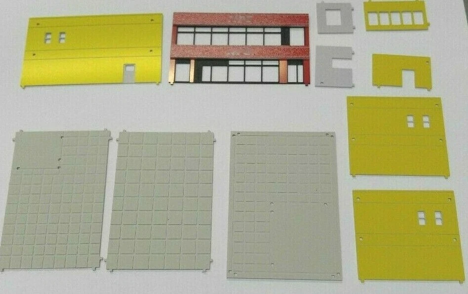 N scale Fast Food Restaurant Building 1:160 for N gauge Model Train Layout H 11 - Image 2 of 4