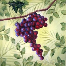 Ceramic Backsplash Tile Mural Fruit Kitchen/Bathroom - Sunshine Grapes I