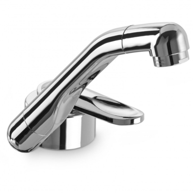 RV Caravan Low Profil Sink Flick Mixer Tap Hot Cold Motorhome Dometic