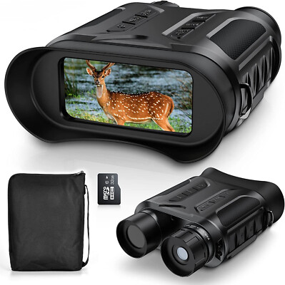 Night Vision Binoculars for Hunting Surveillance, Infrared Digital