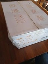 Chesur Farmhouse Ceiling Fan LED 48 in with Remote Dented Box New Complete