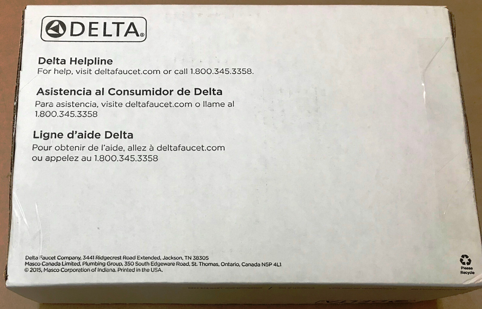 Delta 144749-BL Nicoli 1 Handle 5-Spray Tub and Shower Faucet With Control Valve