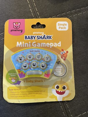 #ad NEW Baby Shark Mini Gamepad Fidget Toys Sensory Toys Interactive Toys $5.99