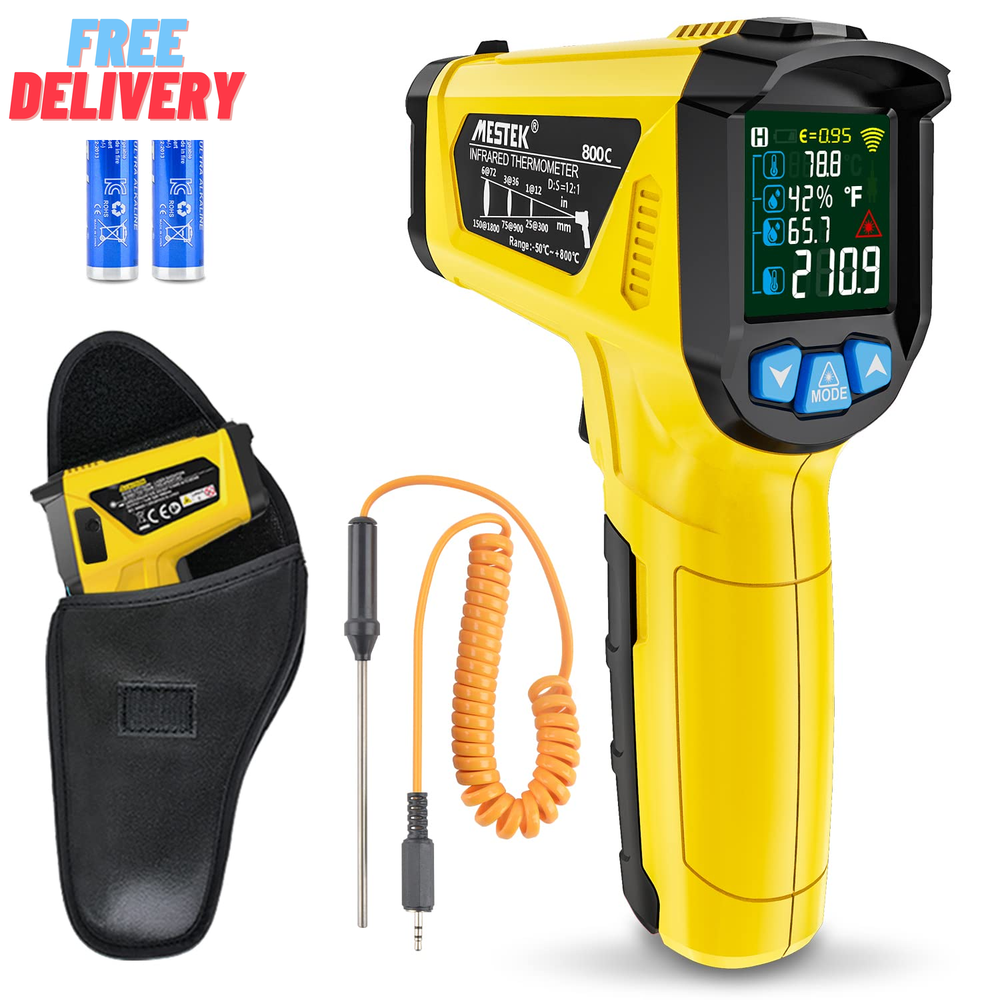 Infrared Thermometer Temperature Gun -58°F~1472°F,  Digital Laser Thermometer Gu