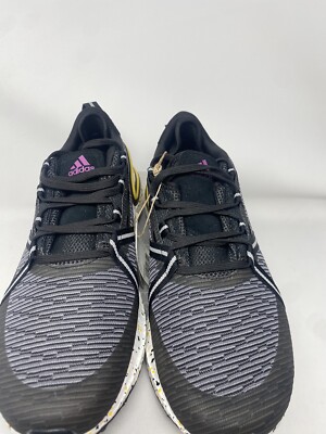 Adidas Solarthon Boost Golf Shoes Spikeless Black Yellow White