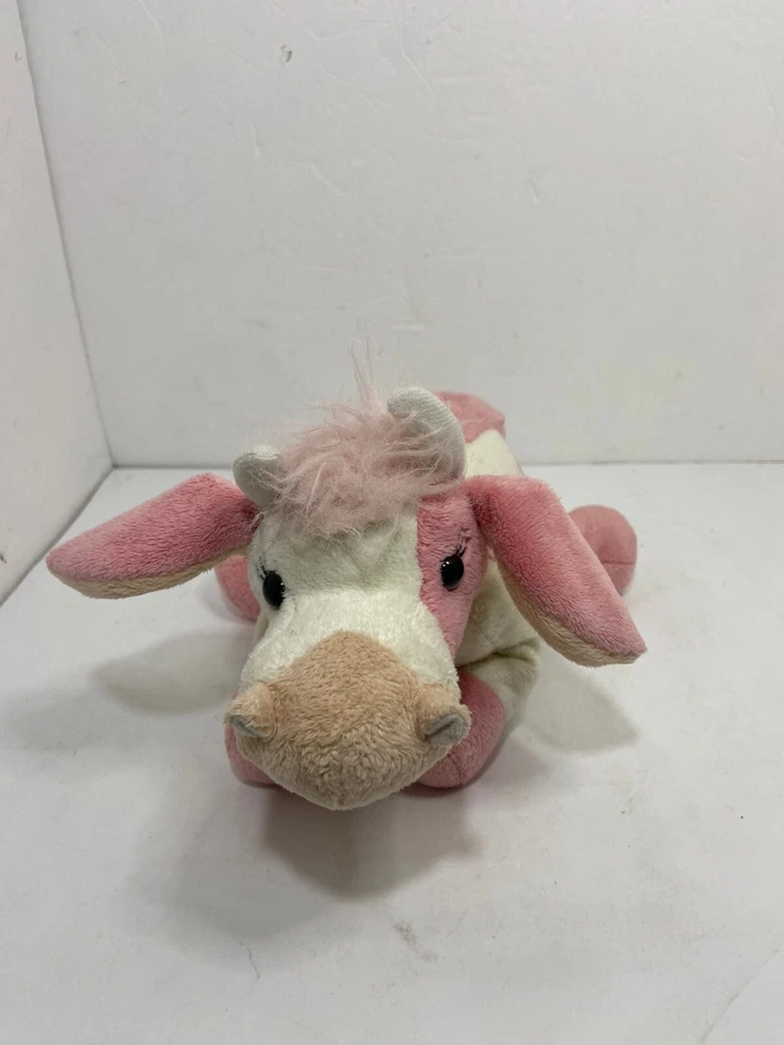 Ganz Webkinz Strawberry Cow HM500 Stuffed Animal Plush Toy Farm Moo 12" No Code - Image 3 of 4