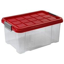 ARTECSIS Aufbewahrungsbox, Eurobox, Lagerbox mit Deckel, Kunststoff, stapelbar