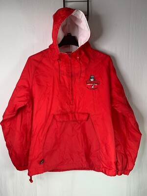 Bubba Gump Shrimp Mall of America Nylon Windbreaker 1/2 Zip Pullover Jacket M