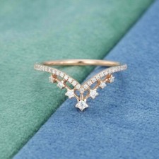 1.22Ct Round Simulated Diamond Enhancer Engagement Ring 925 Sterling Silver