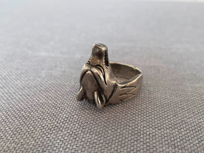 Ring Silber 925 Motiv Wolf Keltisch 