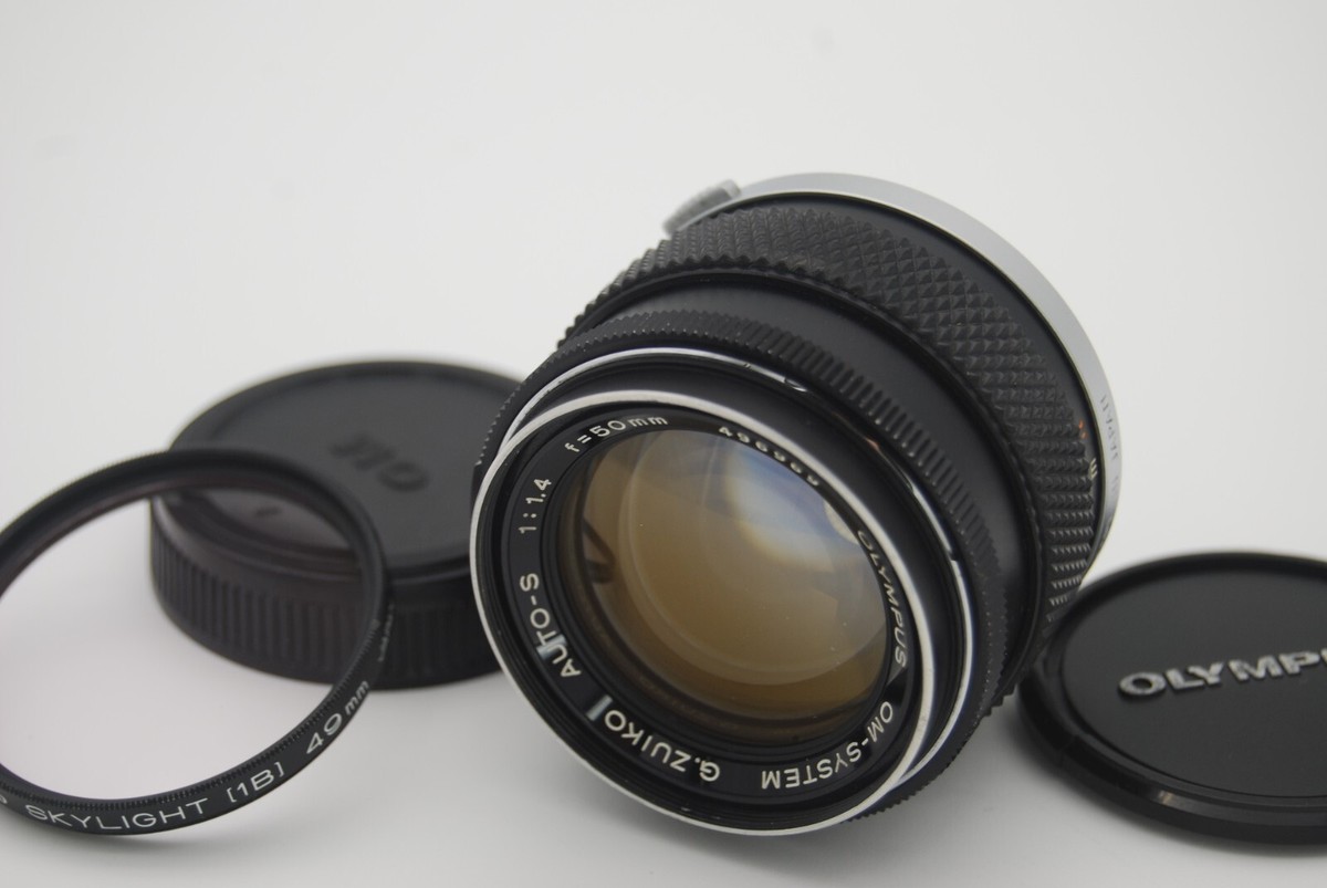 【整備済・極美品】Olympus G.Zuiko Auto-S 50/ f1.4 Excellent 4+] OLYMPUS G.ZUIKO AUTO-S 50mm F1.4 Standard MF From