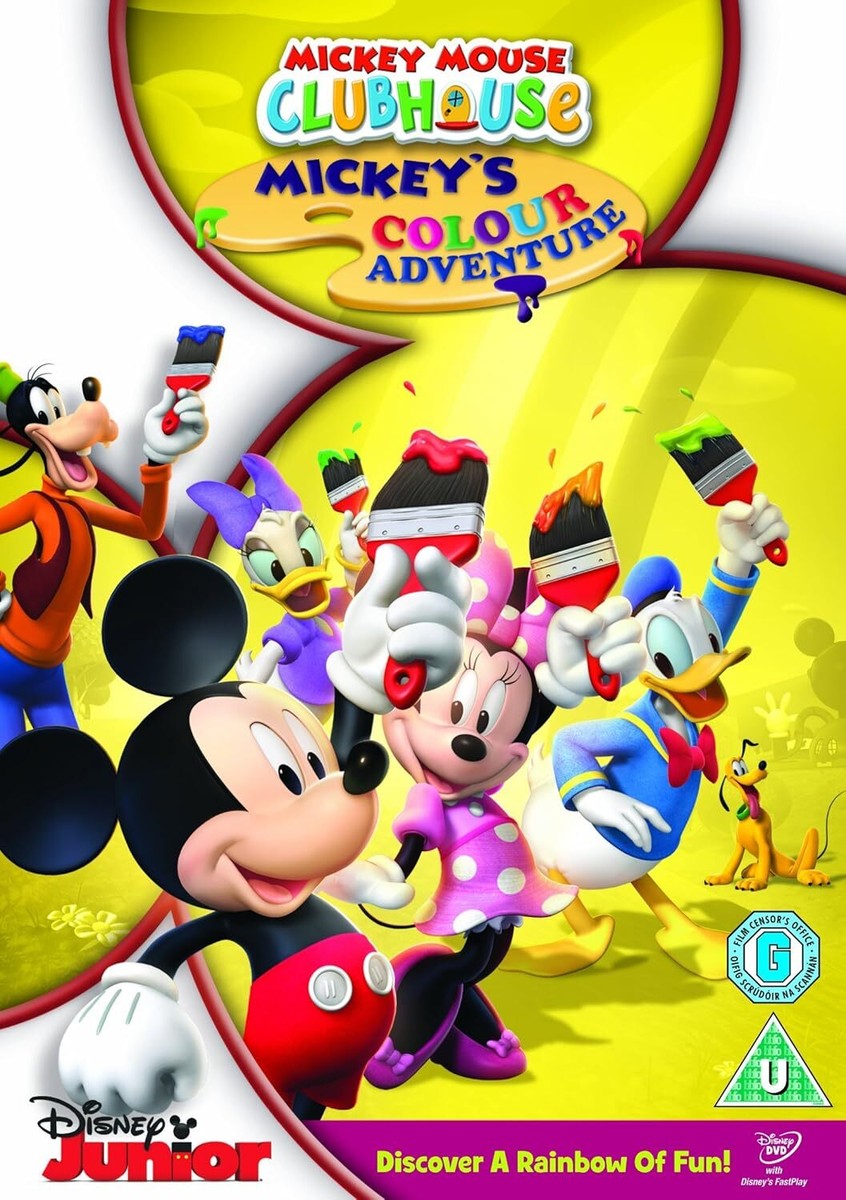 Mickey Mouse Clubhouse - Mickey's Colour Adventure [DVD] New