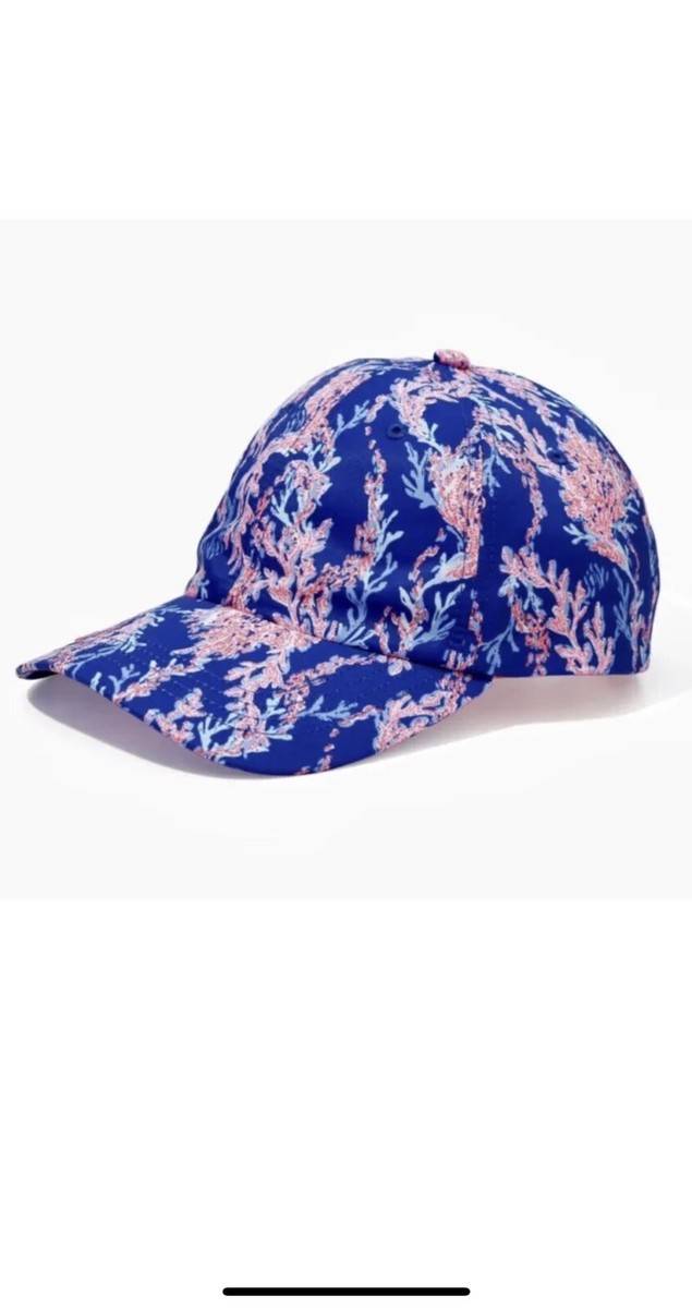 Lilly Pulitzer NWT Run Around Baseball Hat Borealis Blue  display picture 3