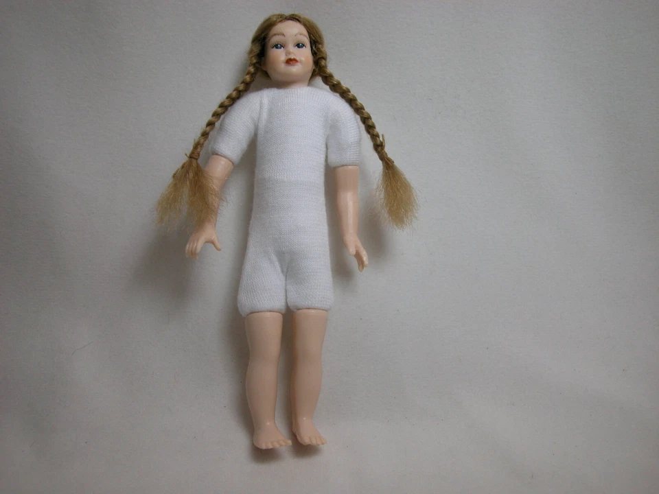 Casa de muñecas Heidi Ott #XKK12 miniatura escala 1:12 cuerpo de muñeca niña Foto 2 de 4